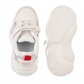 Αθλητικά παπούτσια σε λευκό χρώμα HYPE 240473 3