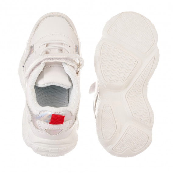 Αθλητικά παπούτσια σε λευκό χρώμα HYPE 240473 3