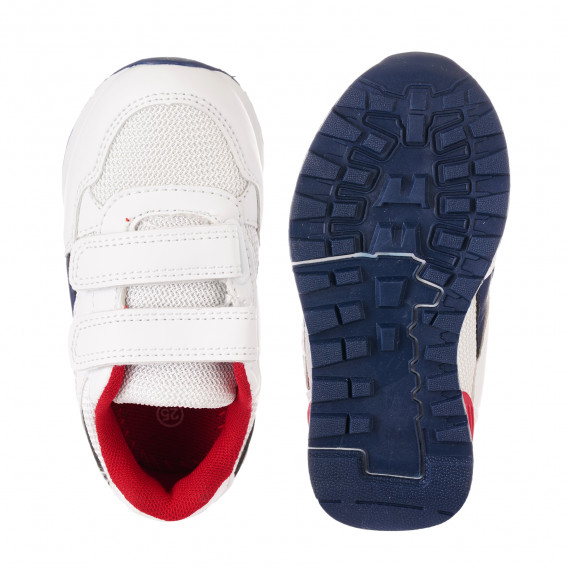 Αθλητικά παπούτσια με μπλε τόνους, σε λευκό Star 240491 3