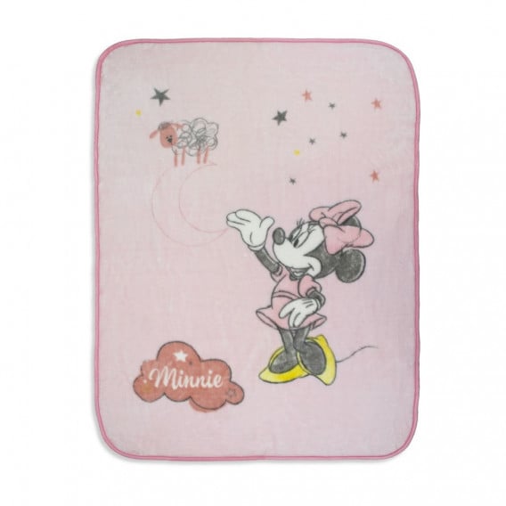 Κουβέρτα για μωρό 140 x 110 εκ. Minnie Mouse, ροζ Minnie Mouse 240533 