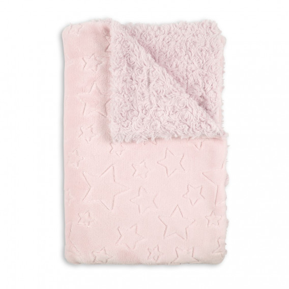 Κουβέρτα μωρού 80 x 110 cm Αστέρια, ροζ Inter Baby 240609 