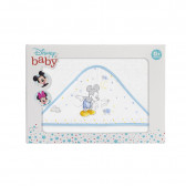 Πετσέτα μωρού MICKEY, 100 x 100 cm, λευκό και μπλε Mickey Mouse 240673 5