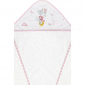 Παιδική πετσέτα μπάνιου MINNIE, 100 x 100 cm, λευκό και ροζ Minnie Mouse 240679 3