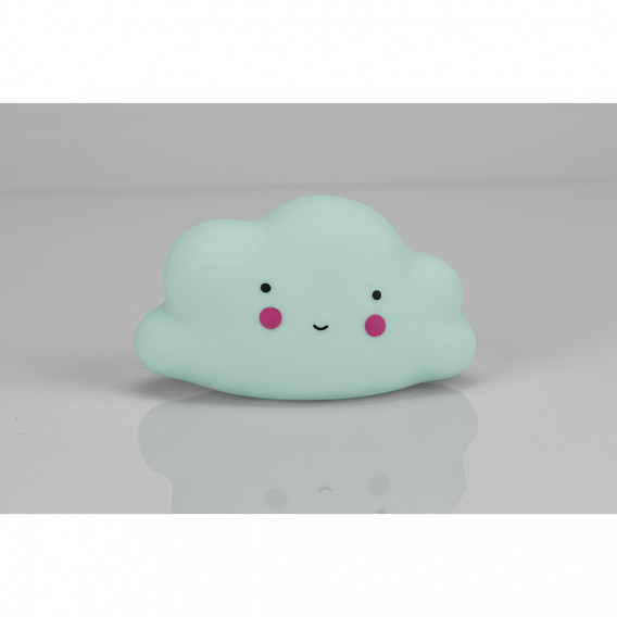 Πετσέτα μπάνιου μωρού UNICORNIO με λάμπα Cloud, 100 x 100 cm, πράσινο Inter Baby 240686 4