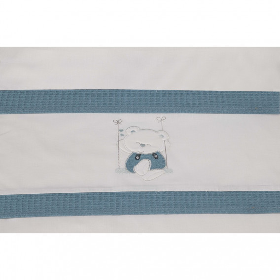 Σετ κρεβατιών SWING 3 τμημάτων για κρεβάτι 60 x 120 cm, λευκό και πράσινο Inter Baby 240762 4