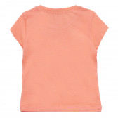 Μπλουζάκι με μπαλαρίνα και λεζάντα, πορτοκαλί Acar 240916 2