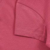 Μπλουζάκι με τύπωμα και λεζάντα φλαμίνγκο, ροζ Acar 240964 3