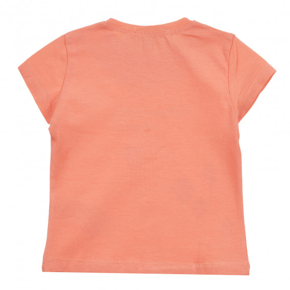 Μπλουζάκι με τύπωμα μπαλονιού και λεζάντα μπαλόνι, πορτοκαλί Acar 240968 3