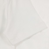 Μπλουζάκι με τύπωμα με γυαλιά και λεζάντες, λευκό Acar 241014 3