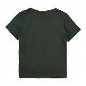 Μπλουζάκι με τύπωμα μπάσκετ, σκούρο πράσινο Acar 241041 2