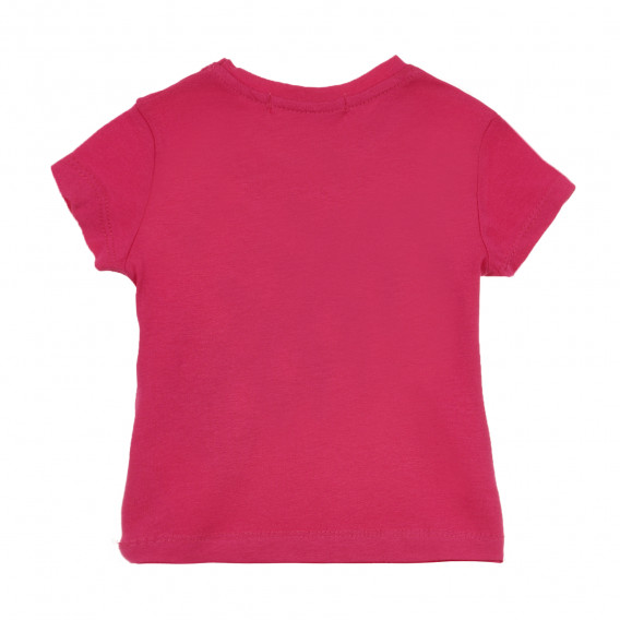 Μπλουζάκι με τύπωμα παγωτού και λεζάντες, ροζ Acar 241054 3