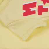 Μπλουζάκι με τύπωμα παγωτού και λεζάντες, κίτρινο Acar 241058 3