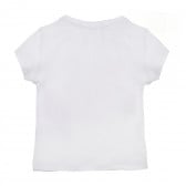 Μπλουζάκι με παγωτό και λεζάντες, λευκό Acar 241061 2