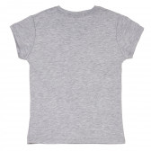 Μπλουζάκι με γραφικό σχέδιο, σε γκρι χρώμα Acar 241078 3