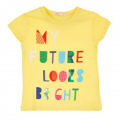 Μπλουζάκι με γραφικό σχέδιο, κίτρινο Acar 241084 