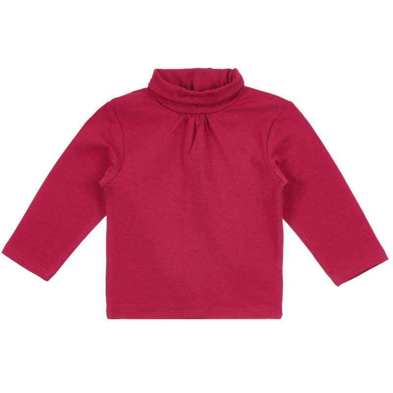 Μπλουζάκι με μακριά μανίκια για κοριτσάκια, ροζ  241258