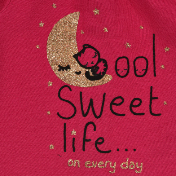 Ροζ μπλούζα με μακριά μανίκια για κοριτσάκια KIABI 241289 3