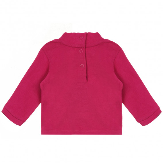Μακρυμάνικη μπλούζα για κορίτσια με τύπωμα, ροζ Chicco 241300 3