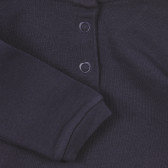 Μπλούζα βαμβακερή μακρυμάνικη σκούρο μπλε χρώμα με τύπωμα για κοριτσάκι Chicco 241320 3