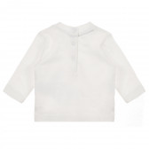 Βαμβακερή μπλούζα μακρυμάνικη με τύπωμα για αγοράκι Chicco 241327 2