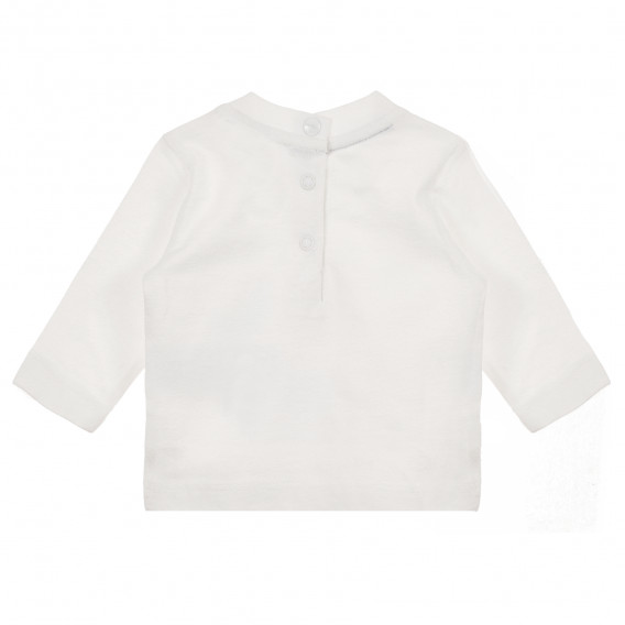 Βαμβακερή μπλούζα μακρυμάνικη με τύπωμα για αγοράκι Chicco 241327 2