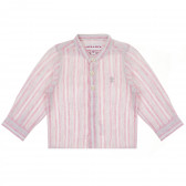 Καρό πουκάμισο με μακριά μανίκια για αγοράκια, ροζ Neck & Neck 241338 