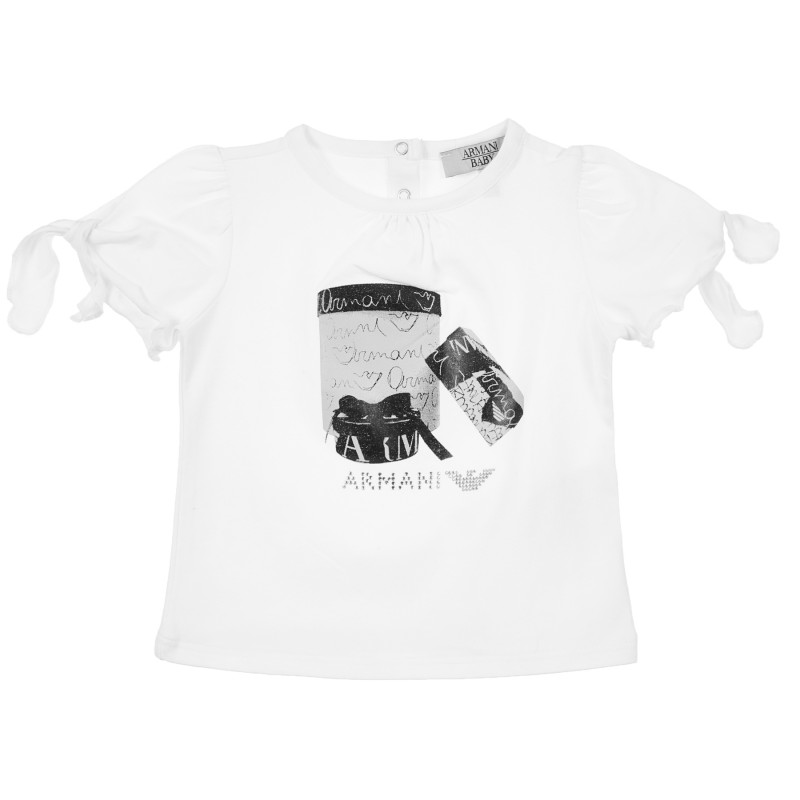 Βρεφικό κοντομάνικο μπλουζάκι, με στάμπα, για κορίτσι  241391