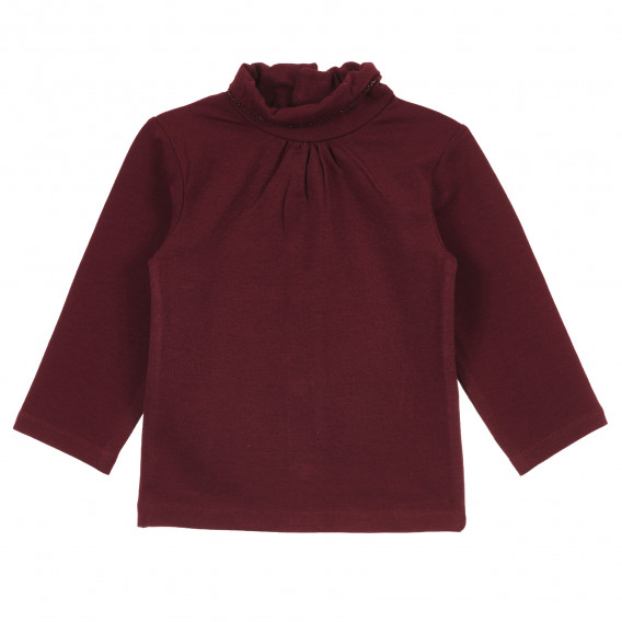 Βαμβακερή μπλούζα με μακριά μανίκια για μωρό, χαριτωμένο σχέδιο, κόκκινη για κορίτσια KIABI 241403 