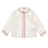 Λευκό πουκάμισο με γιακά για μωρά Neck & Neck 241528 