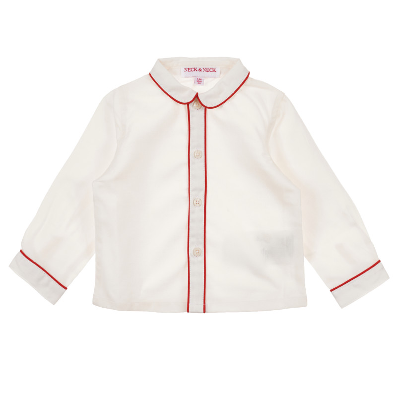 Λευκό πουκάμισο με γιακά για μωρά  241528