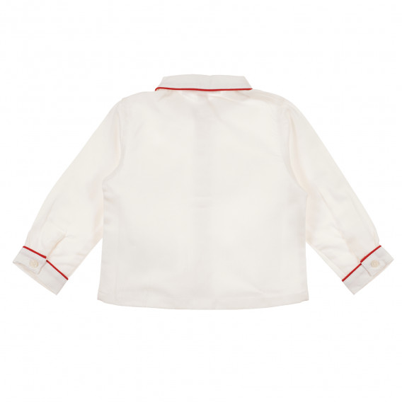 Λευκό πουκάμισο με γιακά για μωρά Neck & Neck 241530 3