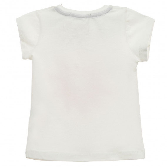 Σετ μπλούζα με μαργαρίτα και σορτς, λευκό Acar 241628 4