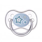 Πιπίλα τύπου &quot;Νεογέννητο μωρό&quot;, 0-6 μηνών, 1 τεμ., Μπλε αστέρια Canpol 241794 
