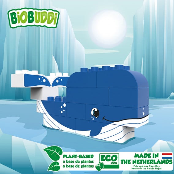 Κατασκευαστής Bio Buddy - φάλαινα, 12 κομμάτια Bio Buddi 241805 2