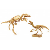 Σετ δεινοσαύρων 2τμχ - Tyrannosaurus Rex και Velociraptor Buki France 241916 2
