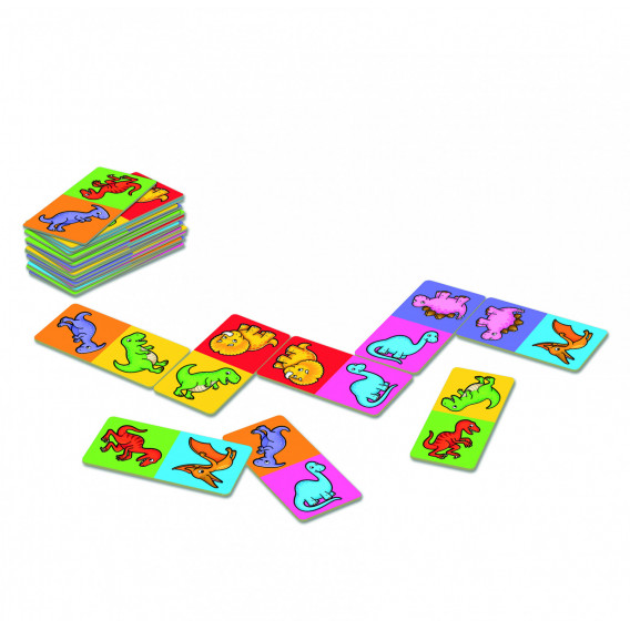 Επιτραπέζιο παιχνίδι - Ντόμινο με δεινόσαυρους Orchard Toys 242215 2