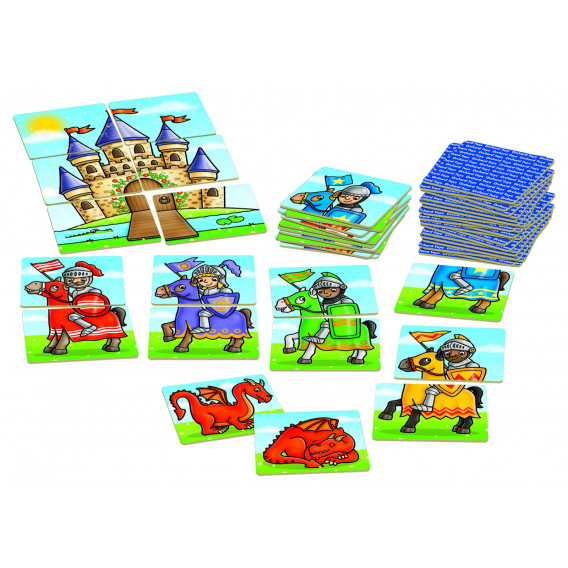 Επιτραπέζιο παιχνίδι - Ιππότες και δράκοι Orchard Toys 242230 3