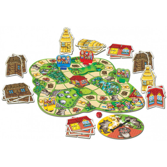 Επιτραπέζιο παιχνίδι - Τρία μικρά γουρουνάκια Orchard Toys 242256 3