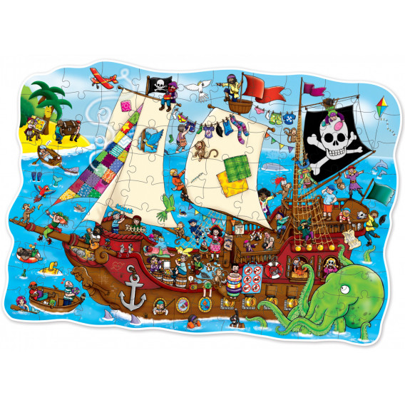 Πειρατικό πλοίο - παζλ Orchard Toys 242266 2
