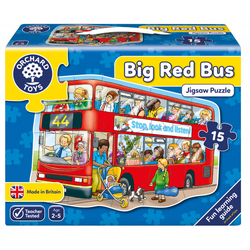 Το μεγάλο κόκκινο λεωφορείο - ένα παζλ  242271