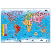 Παγκόσμιος χάρτης - παζλ και αφίσα Orchard Toys 242281 2