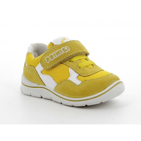 Αθλητικά παπούτσια με λευκές πινελιές, κίτρινα PRIMIGI 242417 