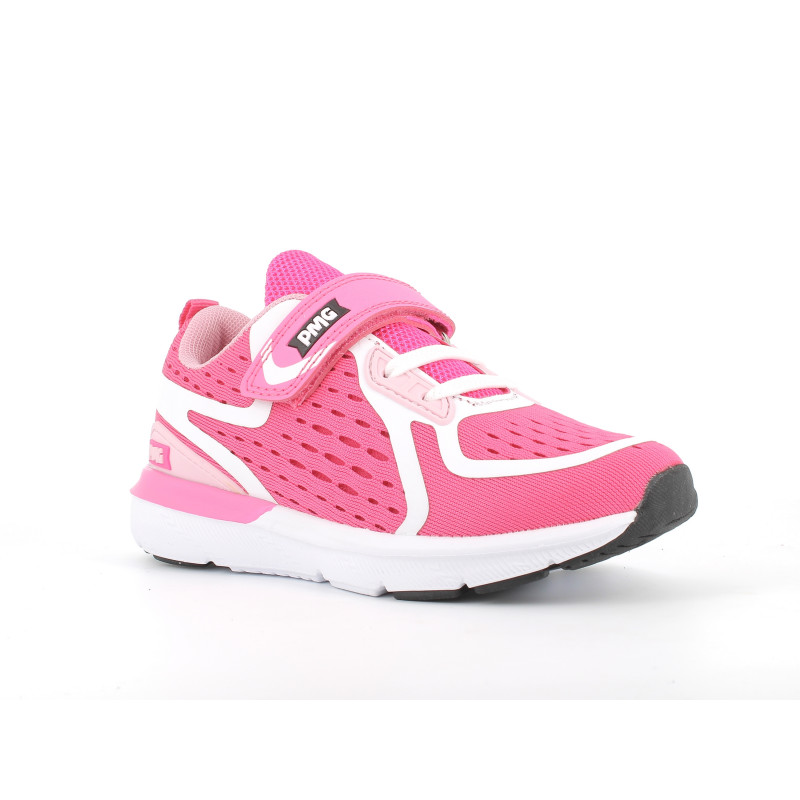 Αθλητικά παπούτσια με λευκές πινελιές, ροζ  242471