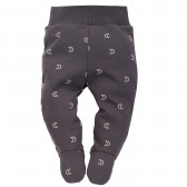 Βαμβακερό ολόσωμο παντελόνι για μωρά, γκρι Pinokio 242536 
