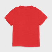Βαμβακερό μπλουζάκι με γραφικό σχέδιο για μωρό, κόκκινο Mayoral 242613 2