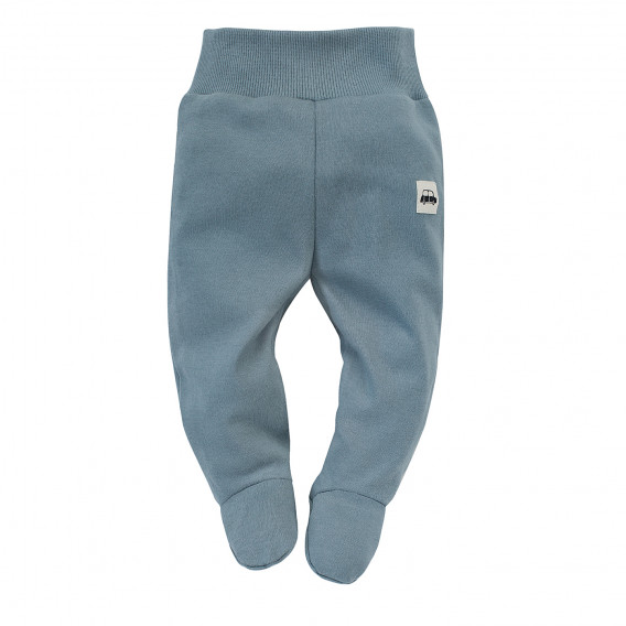 Βαμβακερό ολόσωμο παντελόνι για μωρά, μπλε Pinokio 242746 