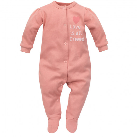 Βαμβακερό φορμάκι για ένα μωρό, ροζ Pinokio 242808 