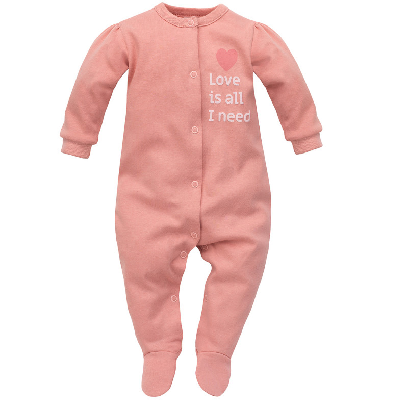 Βαμβακερό φορμάκι για ένα μωρό, ροζ  242808