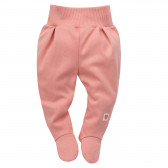 Βαμβακερό παντελόνι για μωρά, σε ροζ χρώμα Pinokio 242811 