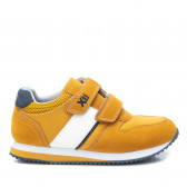 Πάνινα παπούτσια με velcro, κίτρινο XTI 242860 